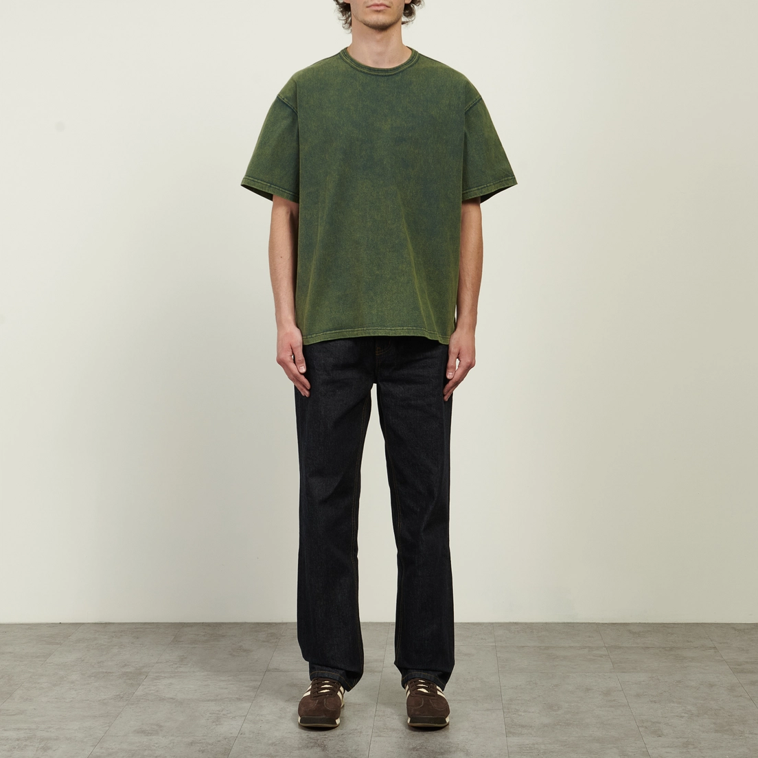 FrizmWORKS Мужская футболка OG Vintage Dyeing Half