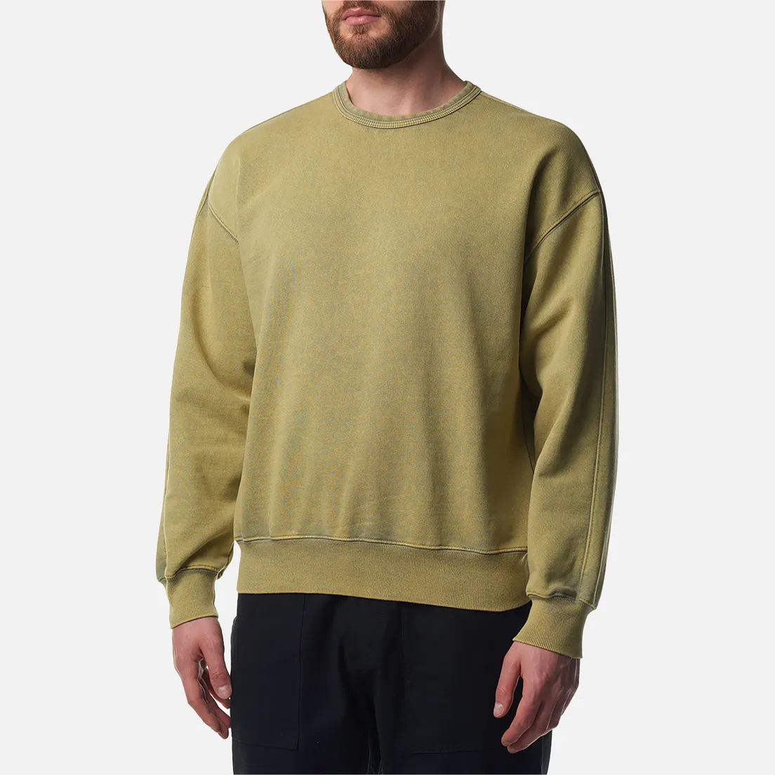 FrizmWORKS Мужская толстовка OG Vintage Dyeing Crew Neck