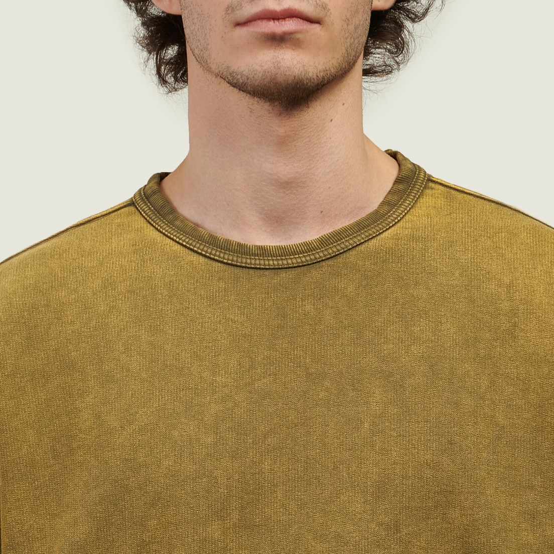 FrizmWORKS Мужская толстовка OG Vintage Dyeing Crew Neck