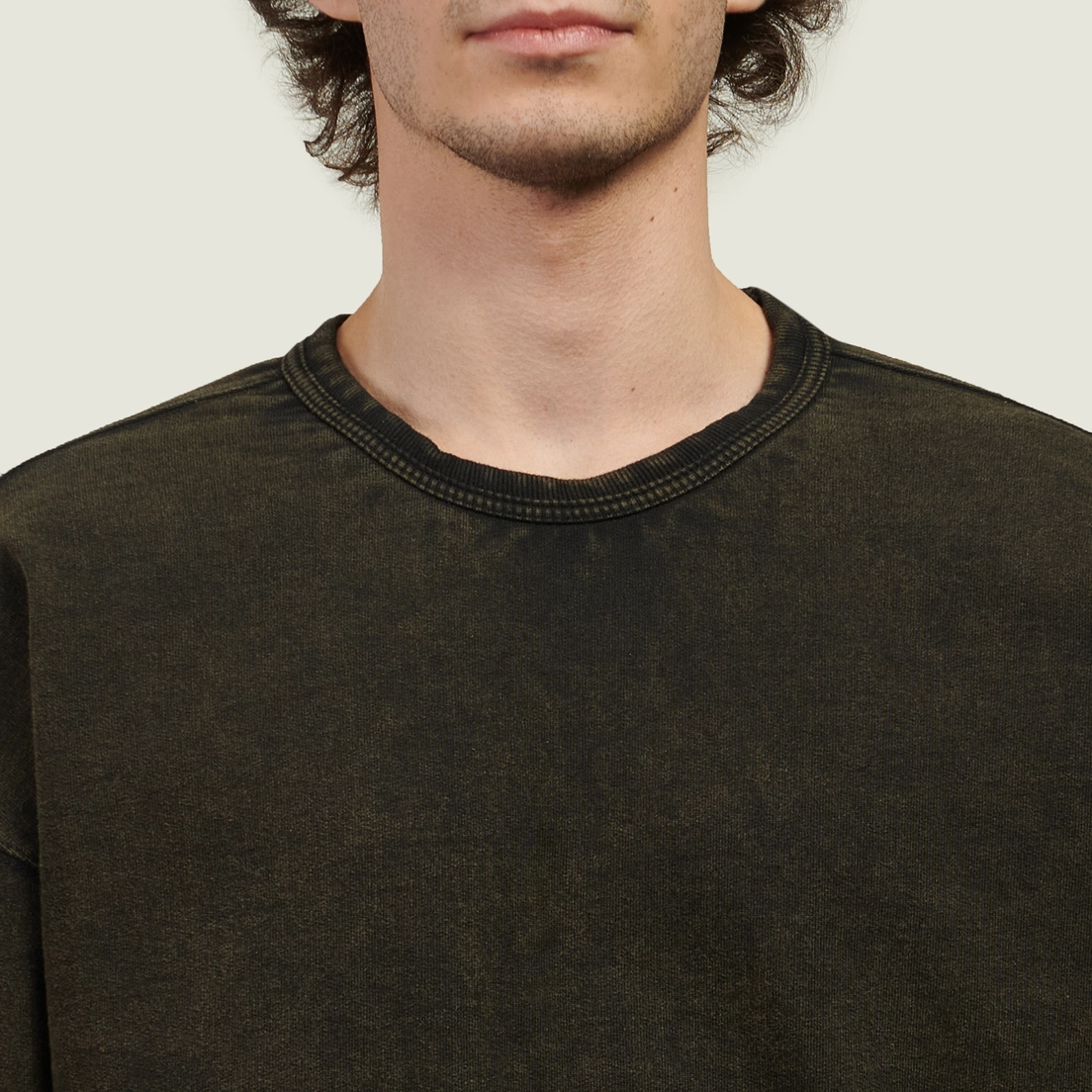 FrizmWORKS Мужская толстовка OG Vintage Dyeing Crew Neck