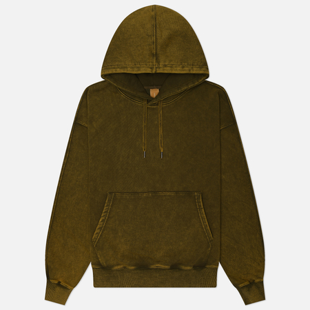 Мужская толстовка FrizmWORKS OG Vintage Dyeing Pullover Hoodie, цвет оливковый, размер S