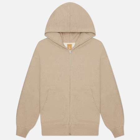 Мужская толстовка FrizmWORKS OG Bocaci Heavyweight Hoodie Zip Up Parka, цвет бежевый, размер L