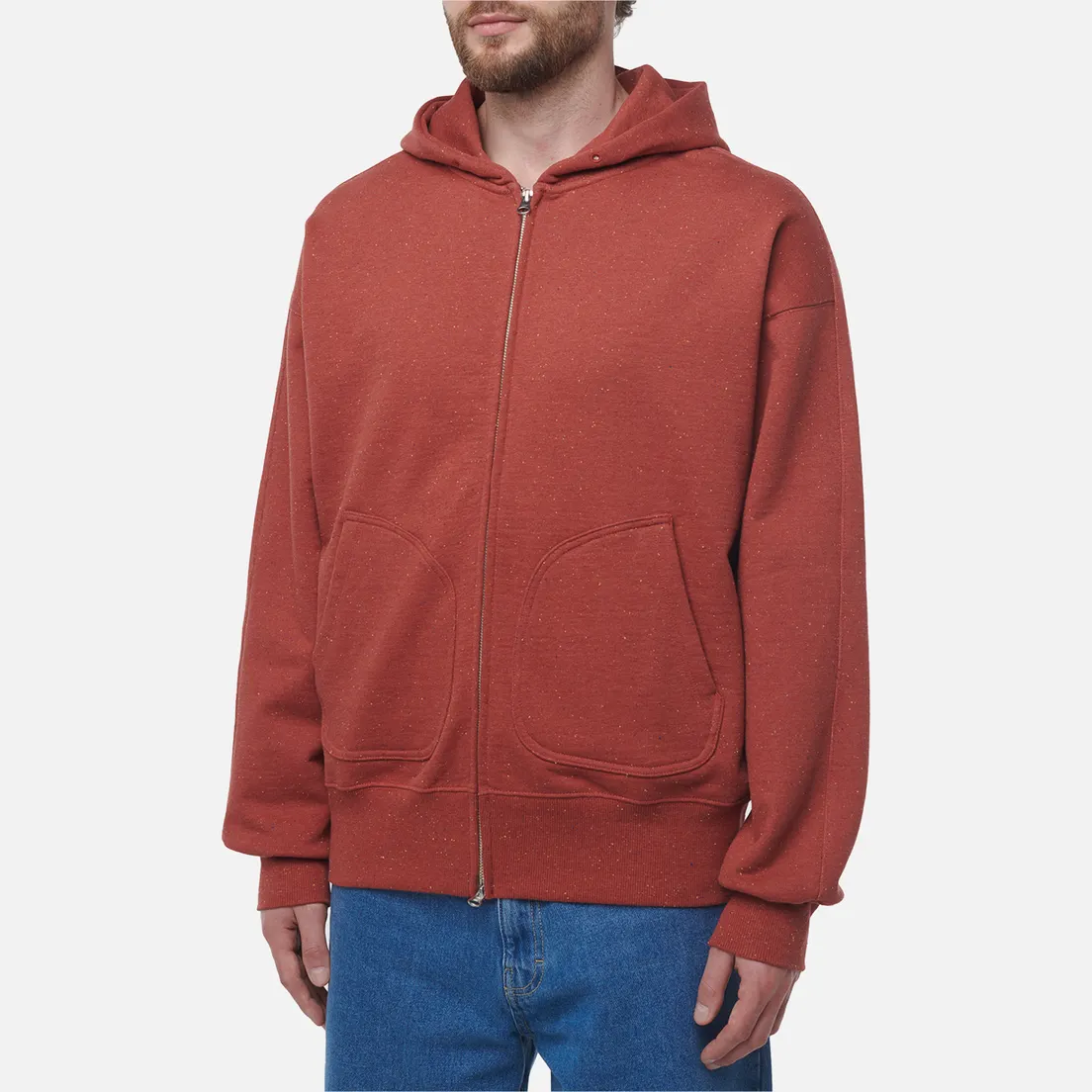 FrizmWORKS Мужская толстовка OG Bocaci Heavyweight Hoodie Zip Up Parka