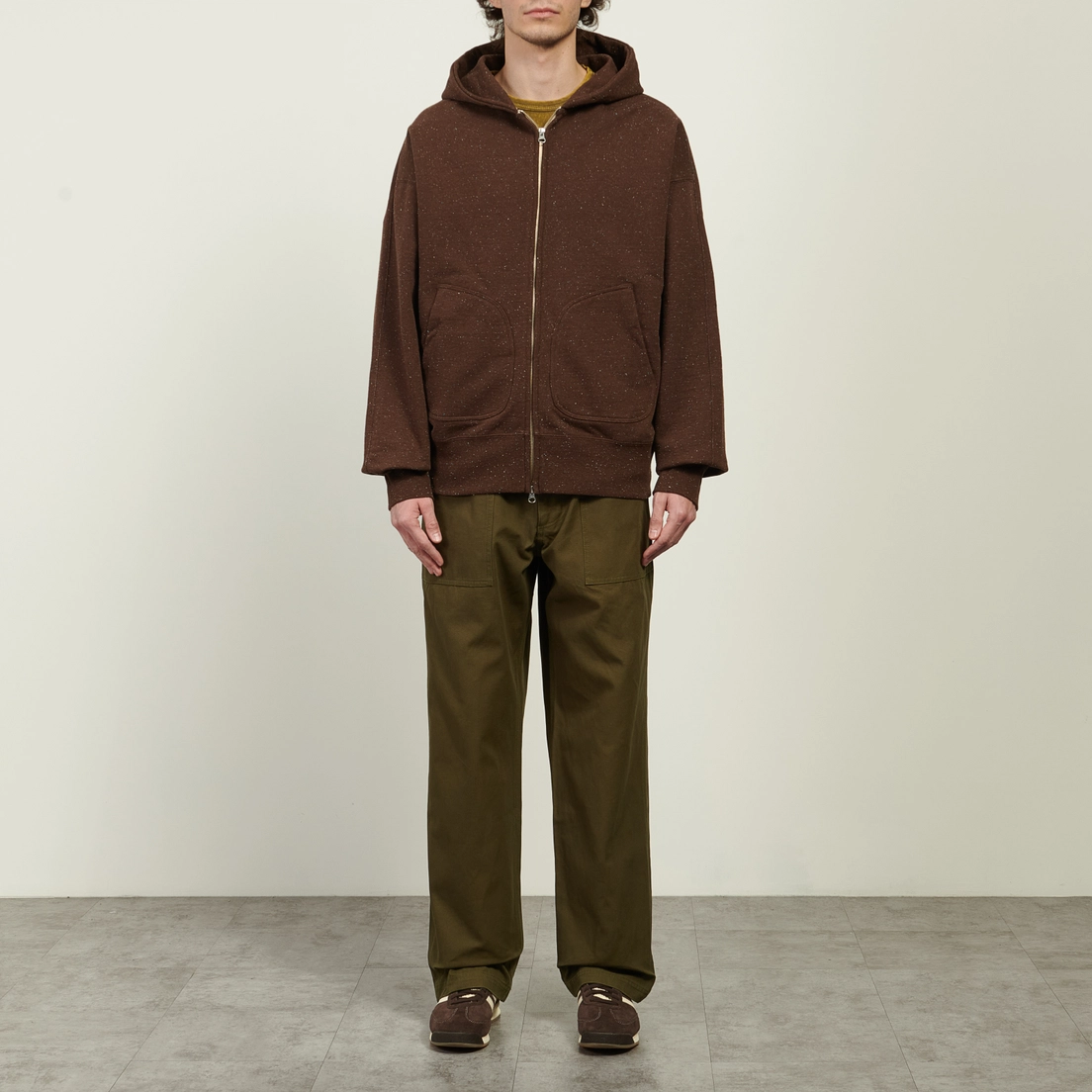 FrizmWORKS Мужская толстовка OG Bocaci Heavyweight Hoodie Zip Up Parka