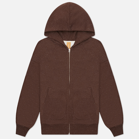 Мужская толстовка FrizmWORKS OG Bocaci Heavyweight Hoodie Zip Up Parka, цвет коричневый, размер L