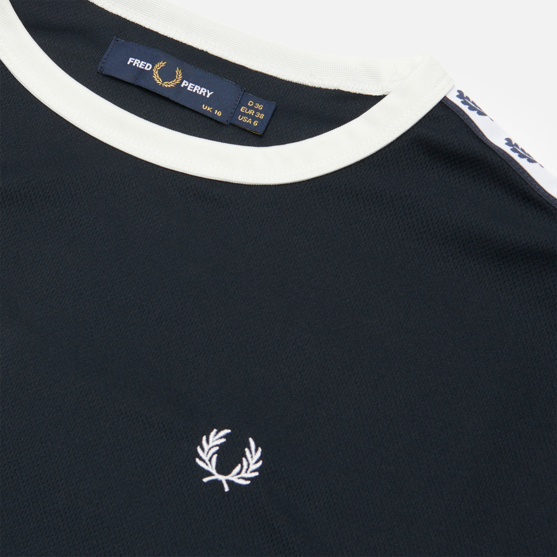 Fred Perry Женская футболка Boxy Taped Ringer