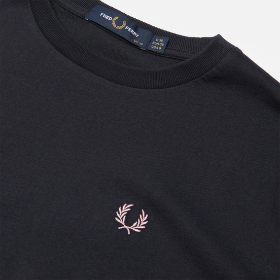 Женская футболка Fred Perry Crew Neck Navy