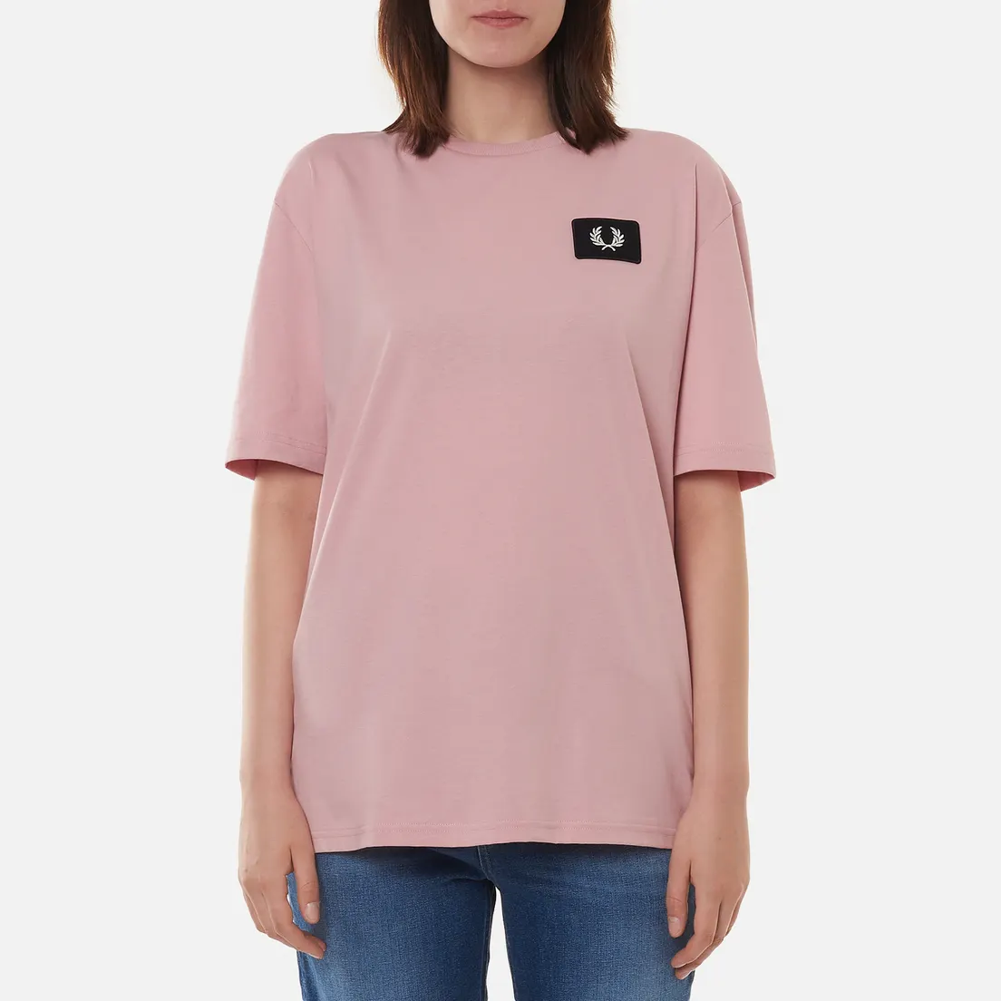 Fred Perry Женская футболка Oversized Badge Detail