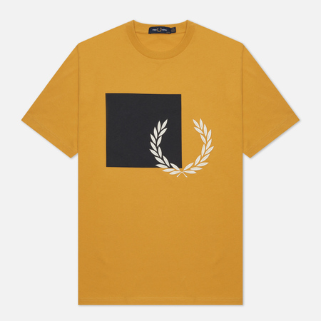 Женская футболка Fred Perry Printed Graphic цвет жёлтый размер XS 4200₽