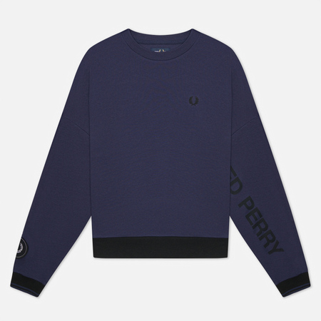 Женская толстовка Fred Perry Bold Branded, цвет синий, размер XXS