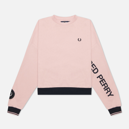 Женская толстовка Fred Perry Bold Branded, цвет розовый, размер S