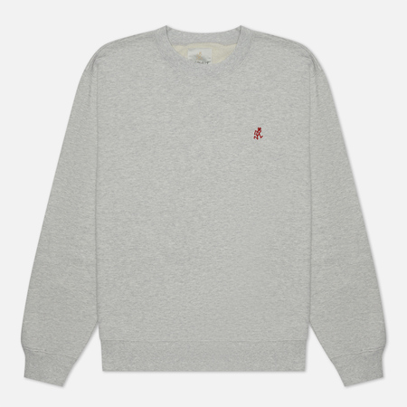 Мужская толстовка Gramicci One Point Crew Neck, цвет серый, размер S