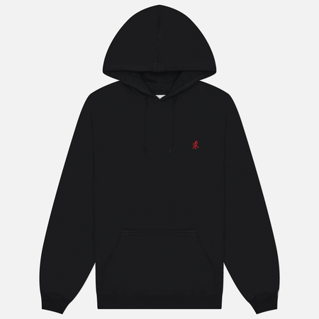 Мужская толстовка Gramicci One Point Hoodie, цвет чёрный, размер L