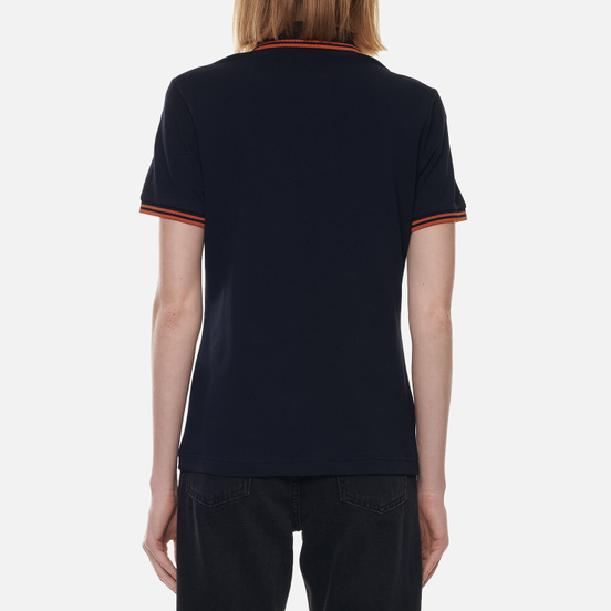 Женское поло Fred Perry G3600 Navy/Adobe/Adobe