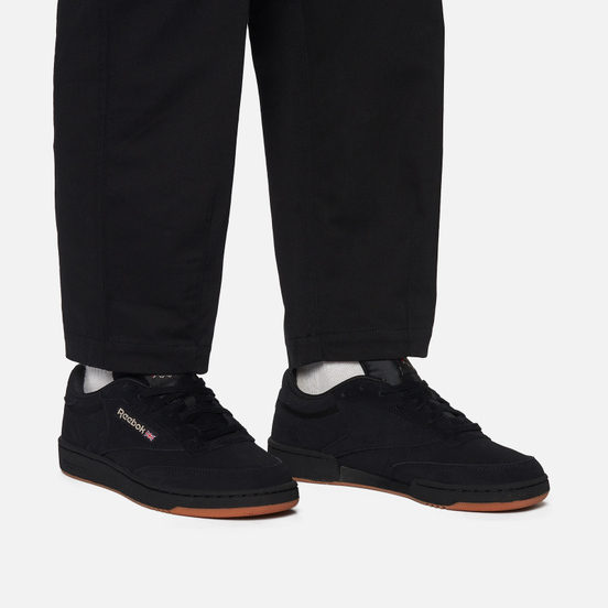 Кроссовки Reebok Club C 85 Core Black/Modern Beige/Reebok Rubber Gum