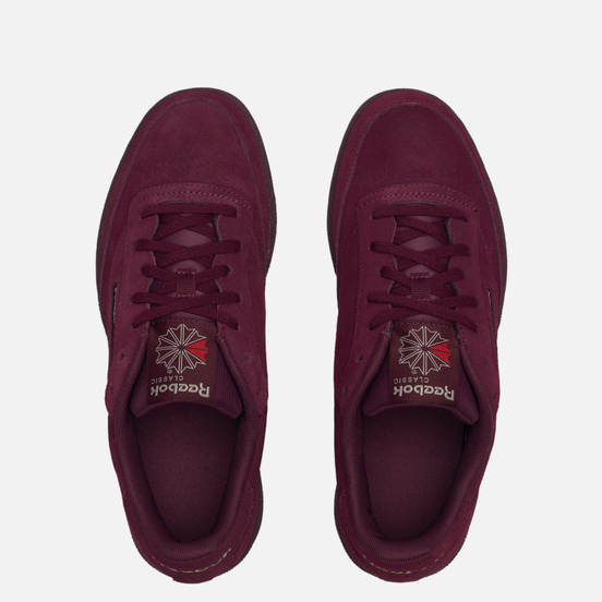 Кроссовки Reebok Club C 85 Maroon/Modern Beige/Reebok Rubber Gum