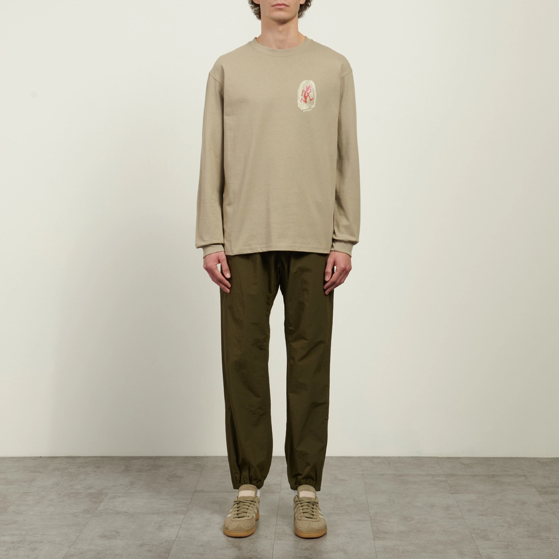 Gramicci Мужской лонгслив Thumbprint