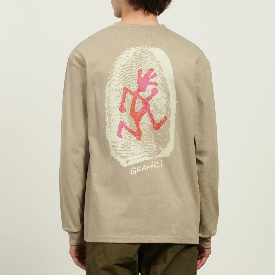 Gramicci Мужской лонгслив Thumbprint
