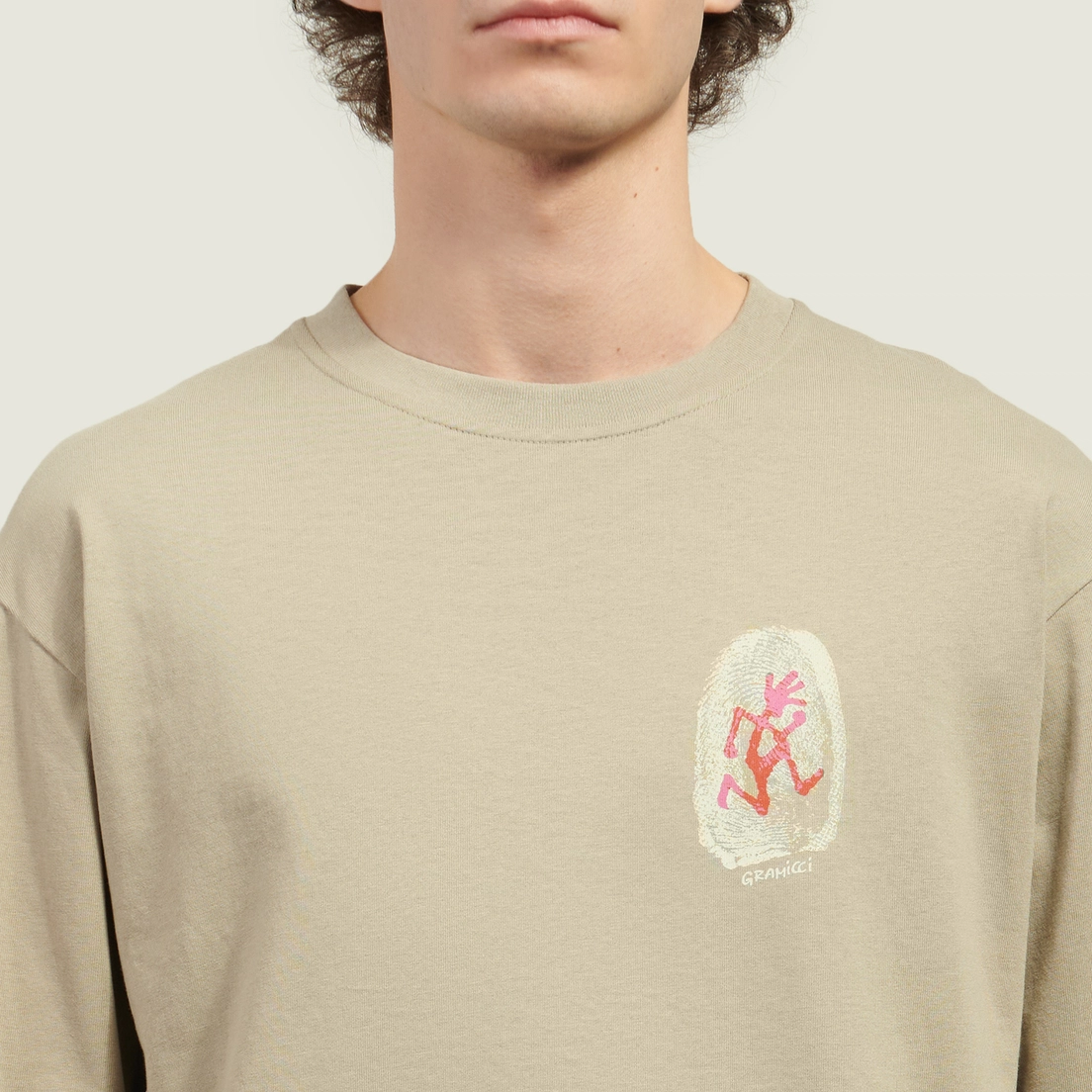 Gramicci Мужской лонгслив Thumbprint