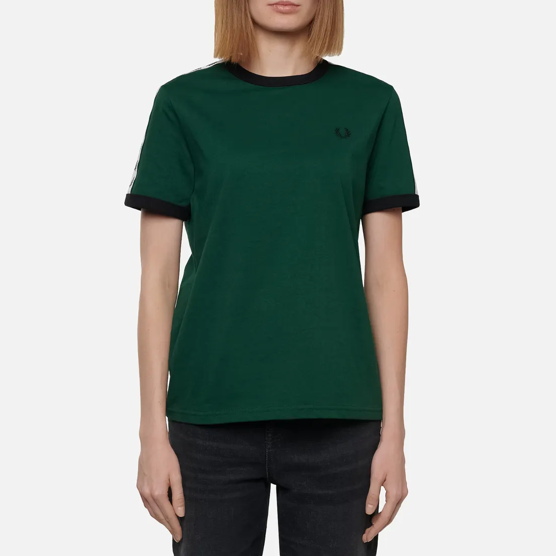Fred Perry Женская футболка Laurel Sports Authentic Taped Ringer