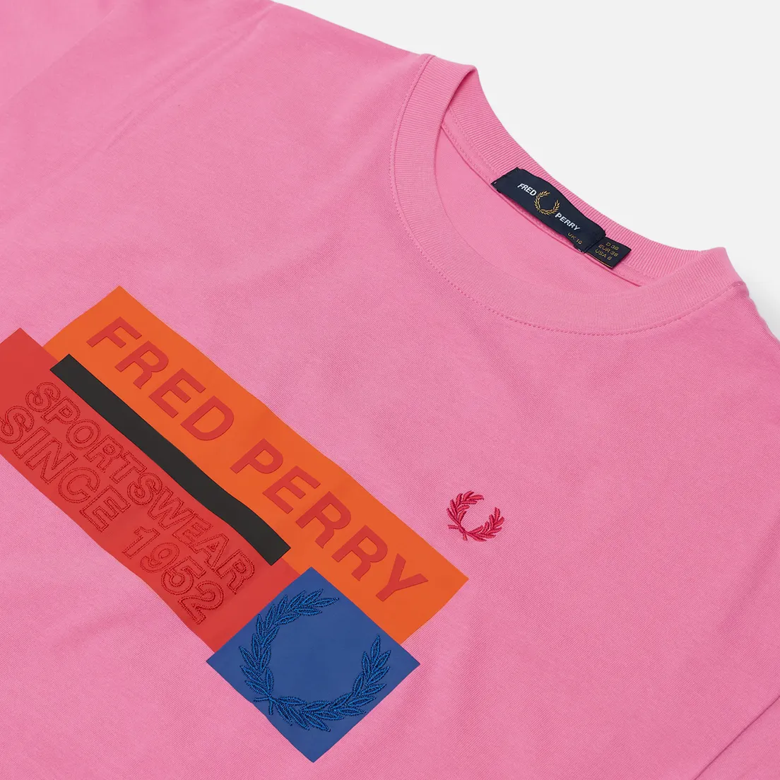 Fred Perry Женская футболка Colour Block Graphic Print