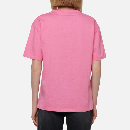 Женская футболка Fred Perry Colour Block Graphic Print Cocktail
