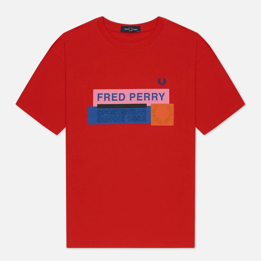 Fred Perry Женская футболка Colour Block Graphic Print