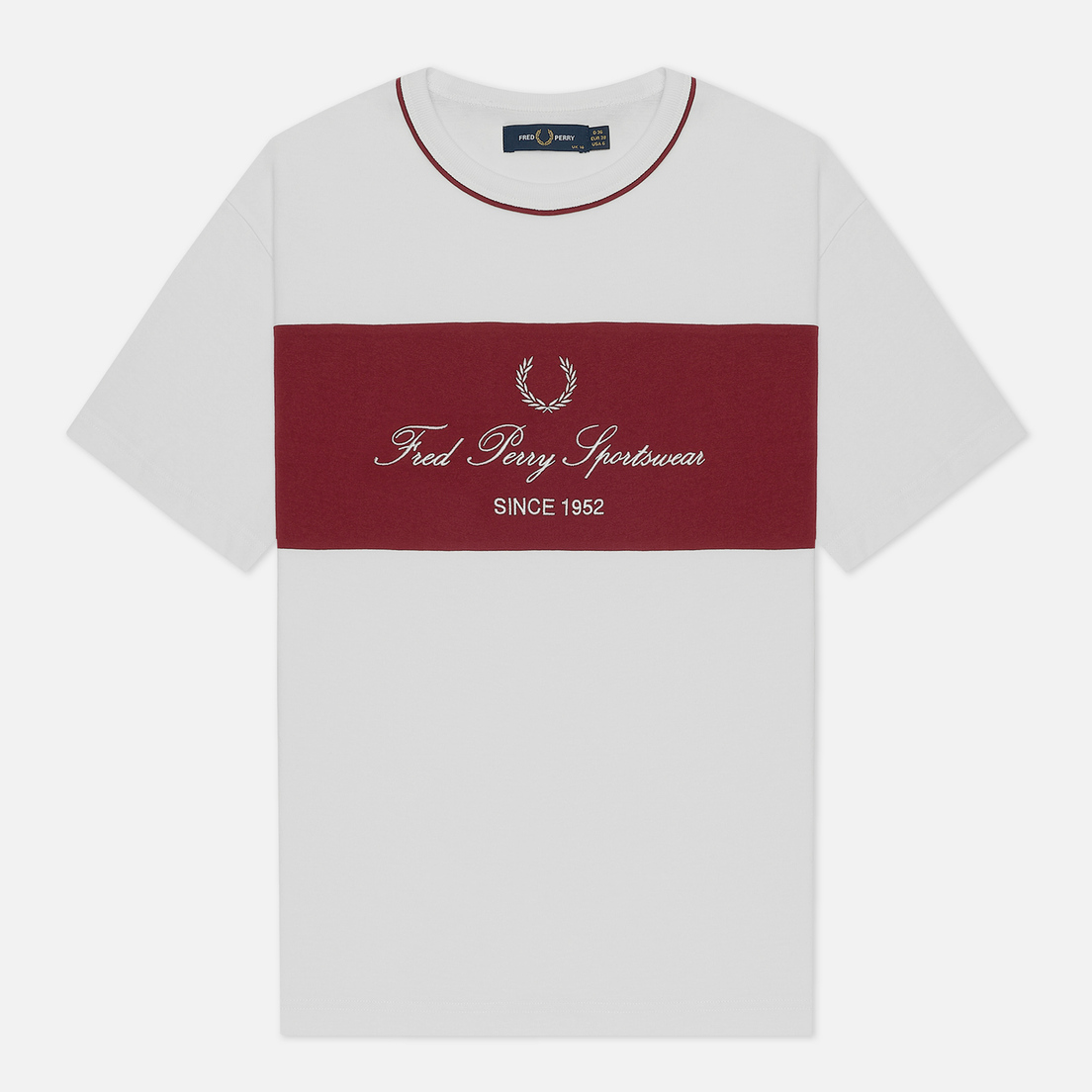 Fred Perry Женская футболка Modernist Streetwear Embroidered Panel