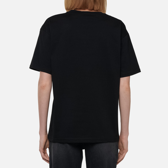 Женская футболка Fred Perry Branded Tape Embroidered Black