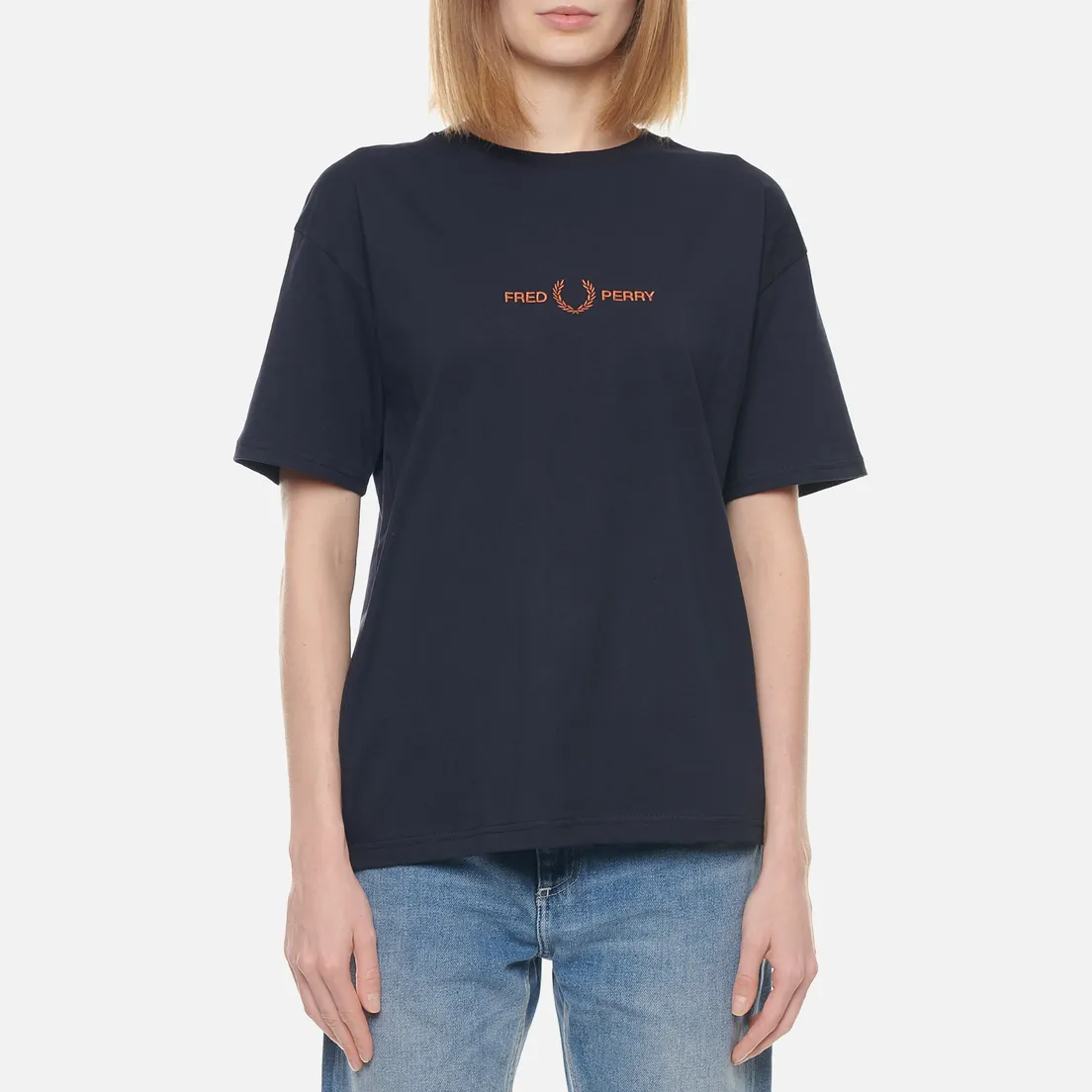 Fred Perry Женская футболка Branded Tape Embroidered
