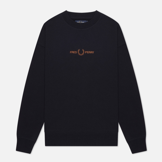 Женская толстовка Fred Perry Embroidered Navy