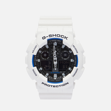 фото Наручные часы casio g-shock ga-100b-7a, цвет белый