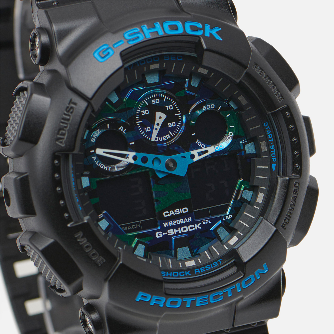 CASIO Наручные часы G-SHOCK GA-100CB-1A Cool Blue