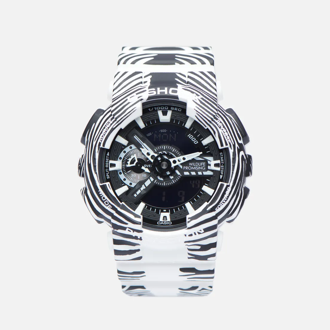 CASIO Наручные часы x Wildlife Promising G-SHOCK GA-110WLP-7A Zebra