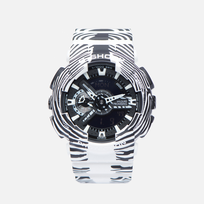 Наручные часы CASIO x Wildlife Promising G-SHOCK GA-110WLP-7A Zebra