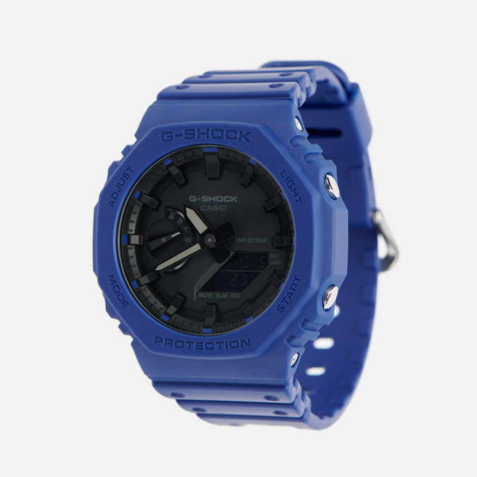 Наручные часы CASIO, цвет синий, размер UNI GA-2100-2AER G-SHOCK GA-2100-2AER Octagon Series - фото 2