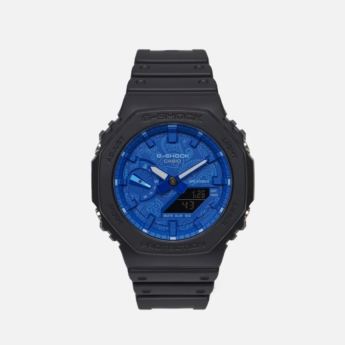 CASIO Наручные часы G-SHOCK GA-2100BP-1A Blue Paisley Series