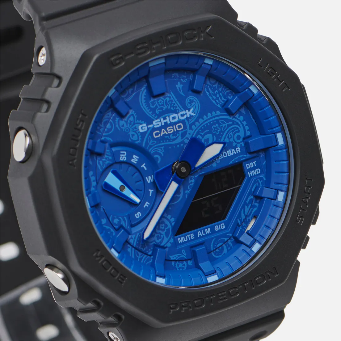 CASIO Наручные часы G-SHOCK GA-2100BP-1A Blue Paisley Series