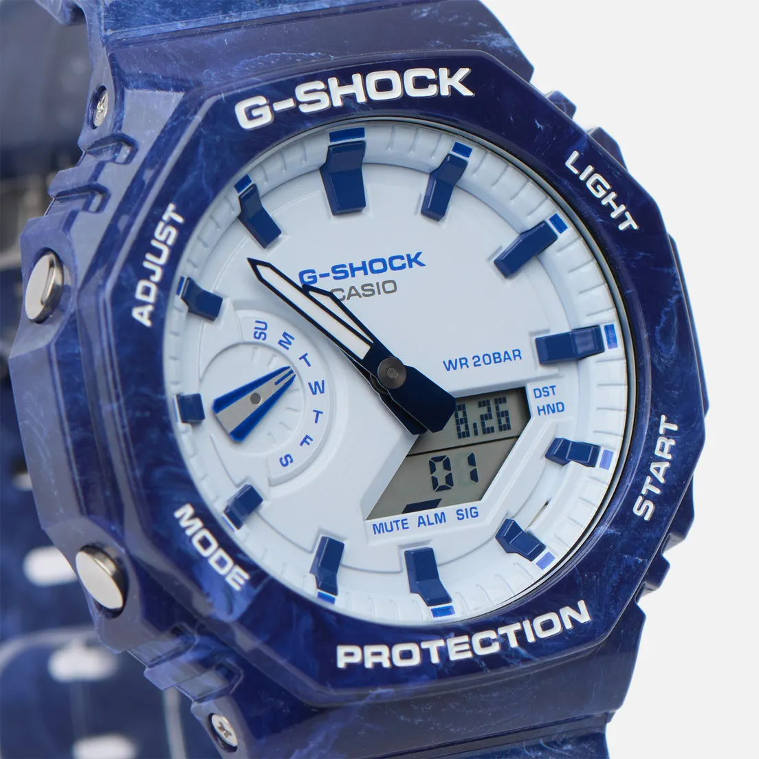 CASIO Наручные часы G-SHOCK GA-2100BWP-2A
