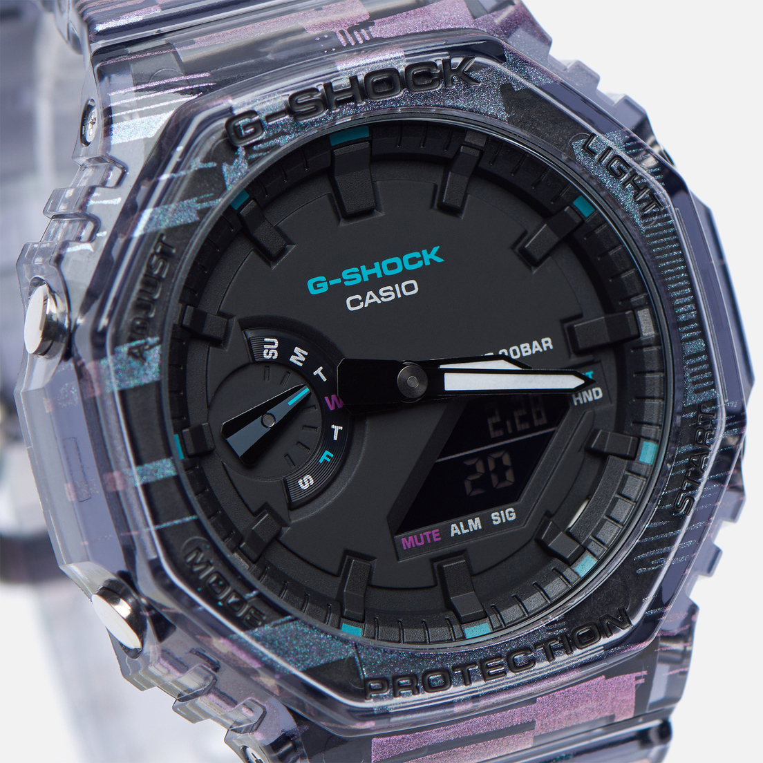 CASIO Наручные часы G-SHOCK GA-2100NN-1A Digital Glitch
