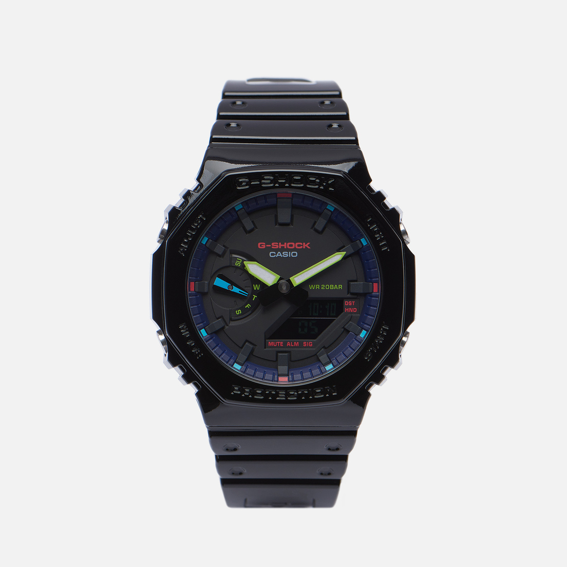 CASIO Наручные часы G-SHOCK GA-2100RGB-1A Virtual Rainbow