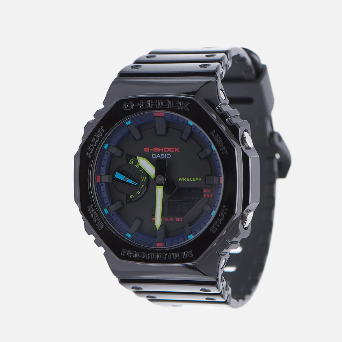 CASIO Наручные часы G-SHOCK GA-2100RGB-1A Virtual Rainbow