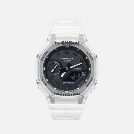 фото Наручные часы casio g-shock ga-2100ske-7a skeleton series, цвет белый