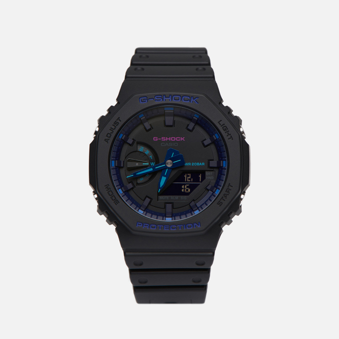 Фото - Наручные часы CASIO G-SHOCK GA-2100VB-1AER Virtual Blue casio наручные часы casio ga 700dc 1aer