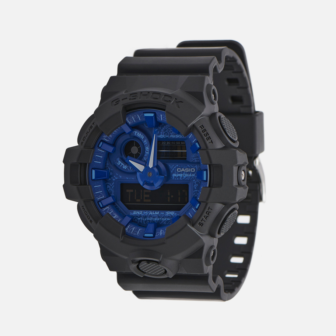 CASIO Наручные часы G-SHOCK GA-700BP-1A Blue Paisley Series