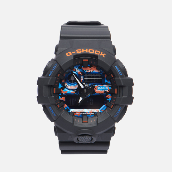 Наручные часы CASIO G-SHOCK GA-700CT-1AER City Camouflage Series Black/Black/Blue