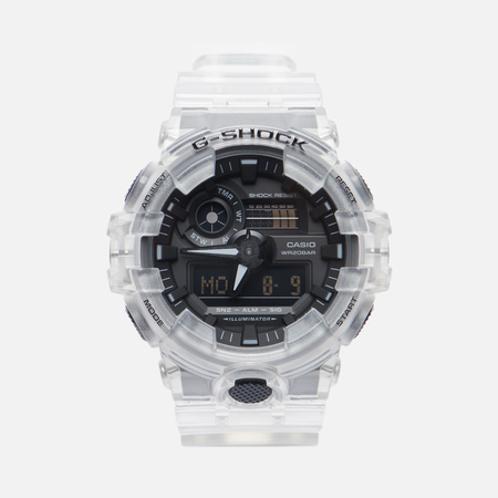 фото Наручные часы casio g-shock ga-700ske-7a transparent white pack, цвет белый