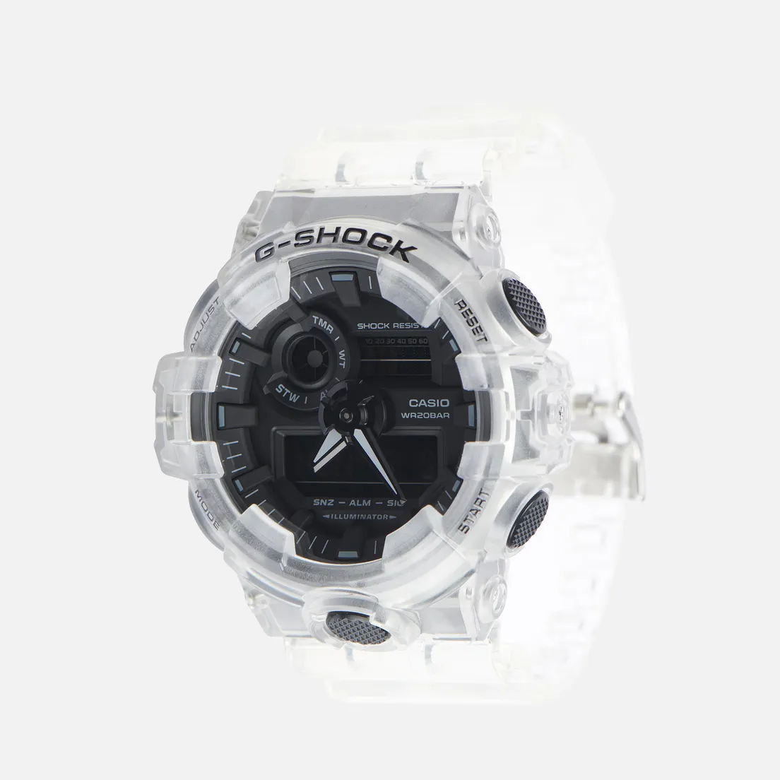 CASIO Наручные часы G-SHOCK GA-700SKE-7A Transparent White Pack