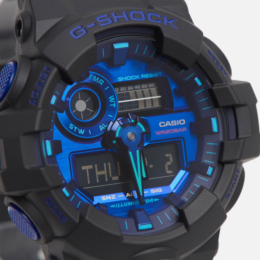 CASIO Наручные часы G-SHOCK GA-700VB-1A Virtual Blue