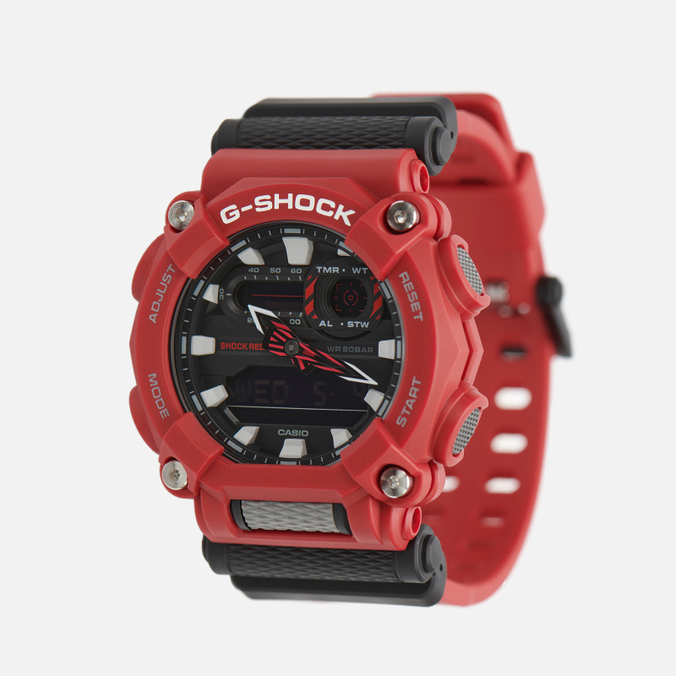 Наручные часы CASIO, цвет красный, размер UNI GA-900-4AER G-SHOCK GA-900-4AER - фото 2